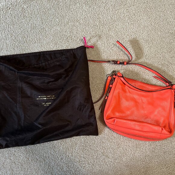 kate spade Expandable Hobo/Crossbody, Orange - Picture 12 of 12